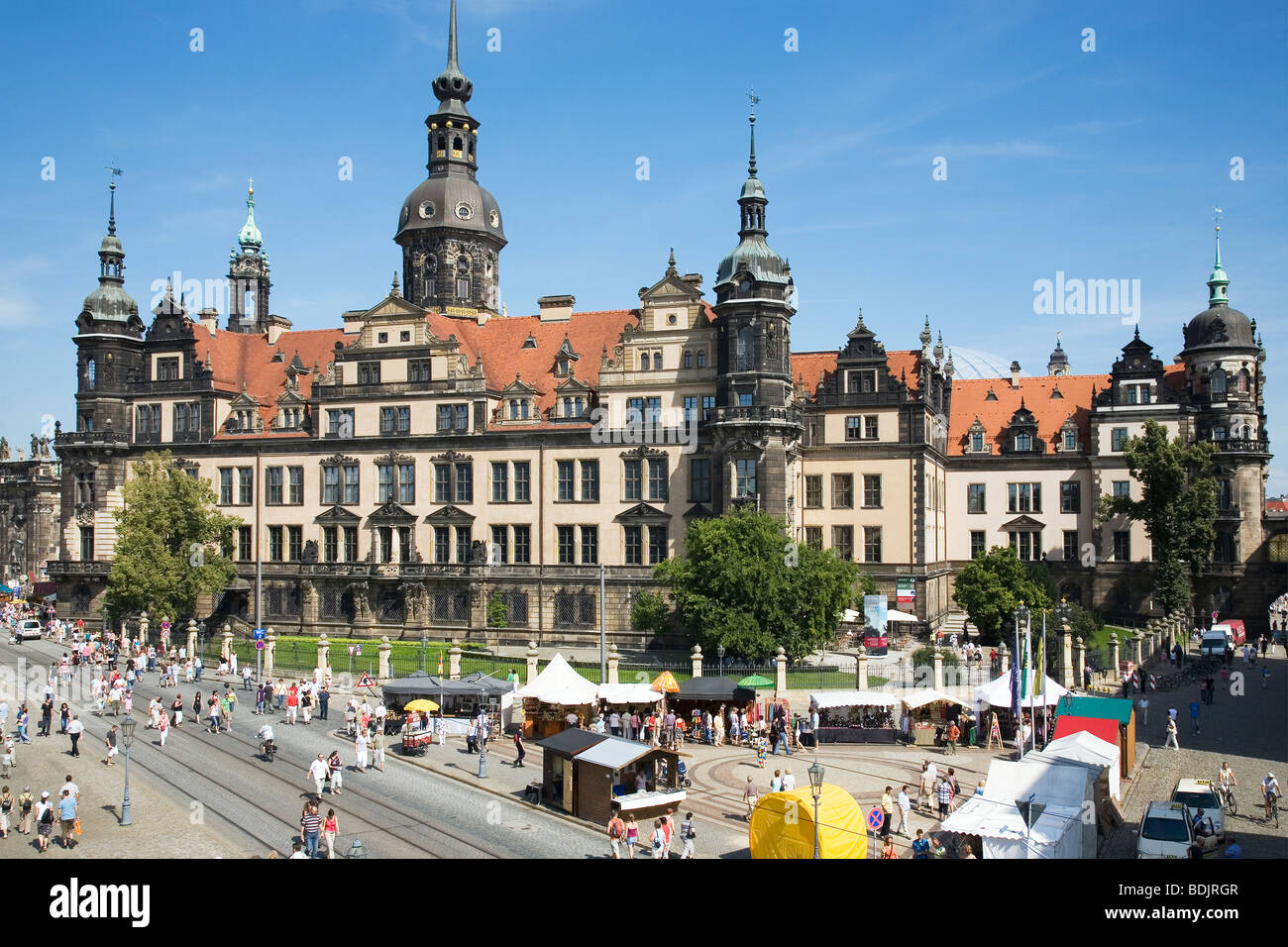 Residenzschloss, Dresden, Sachsen, Deutschland Stockfoto
