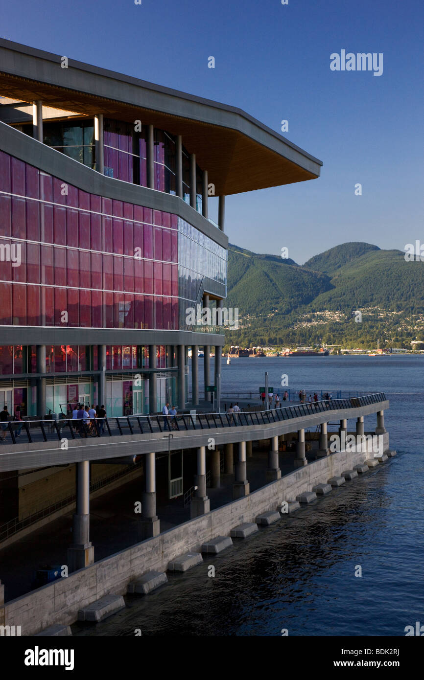Vancouver Convention Center, Vancouver, Britisch-Kolumbien, Kanada. Stockfoto