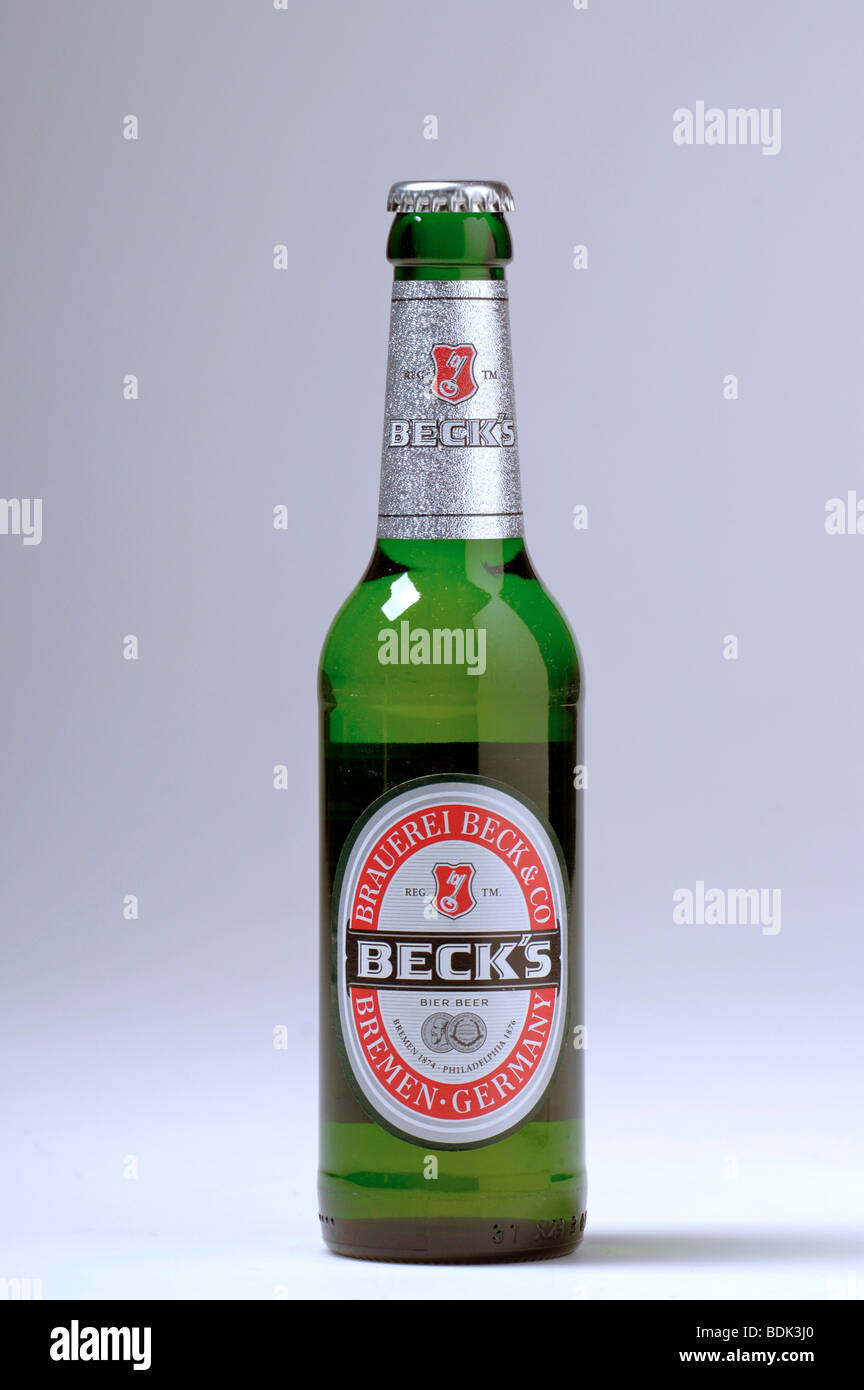 Flasche Becks Bier, Bremen, Deutschland Stockfotografie - Alamy