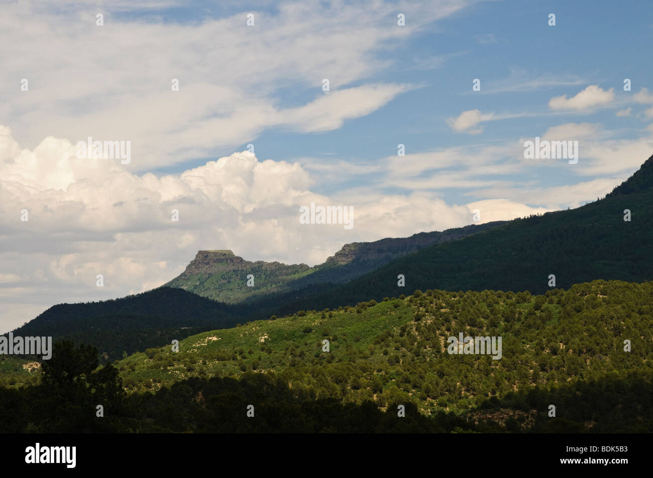 Berge im südlichen Colorado, in der Nähe von Trinidad Stockfoto