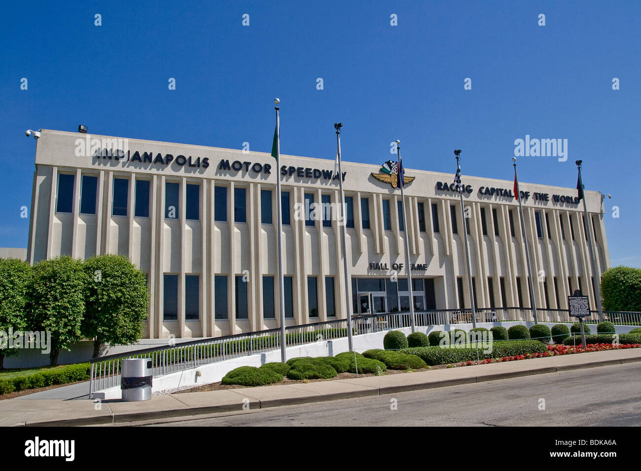 Indianapolis Motor Speedway Hall des Ruhm-Museums Stockfoto