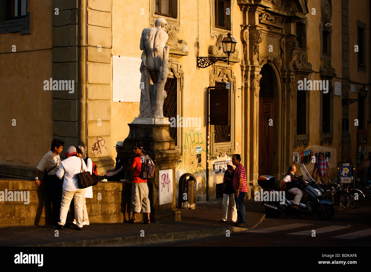 Ponte Santa Trinita in Florenz, Italien Stockfoto