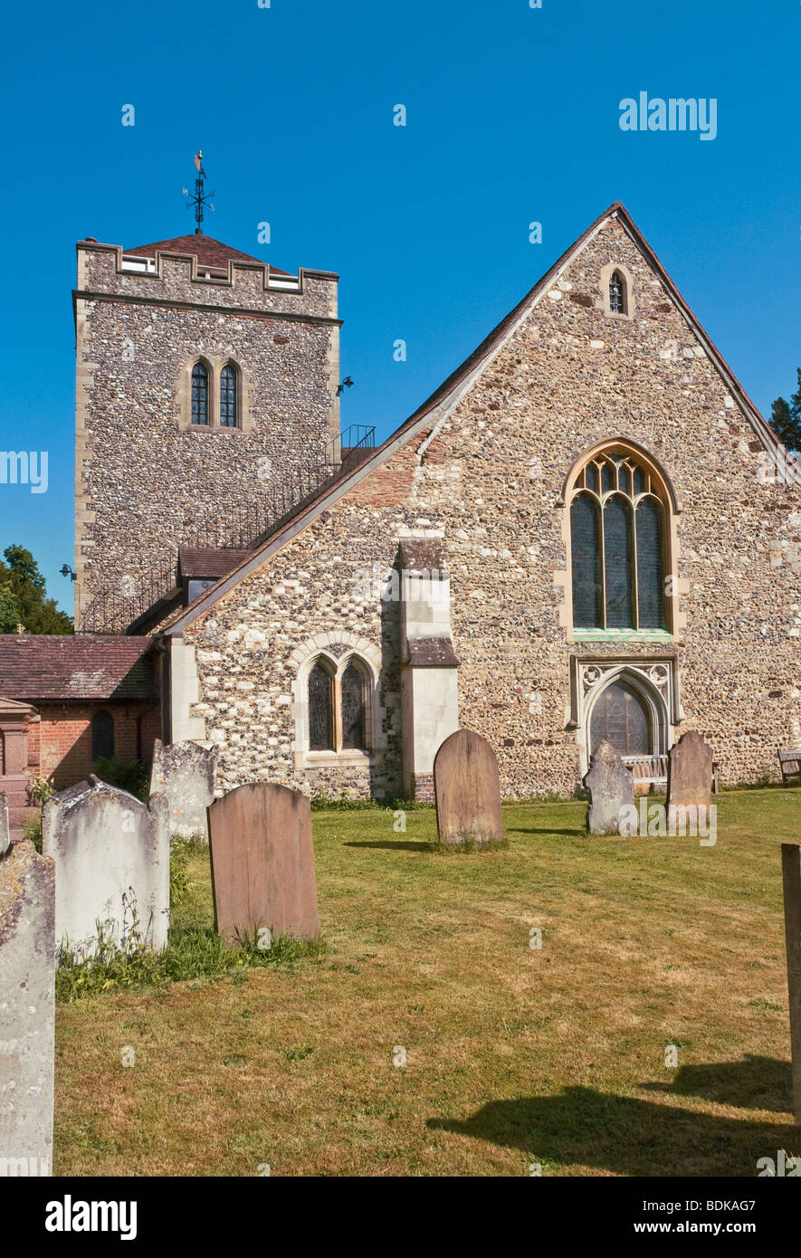 St Giles, die Pfarrei Stoke Poges, Buckinghamshire Stockfoto