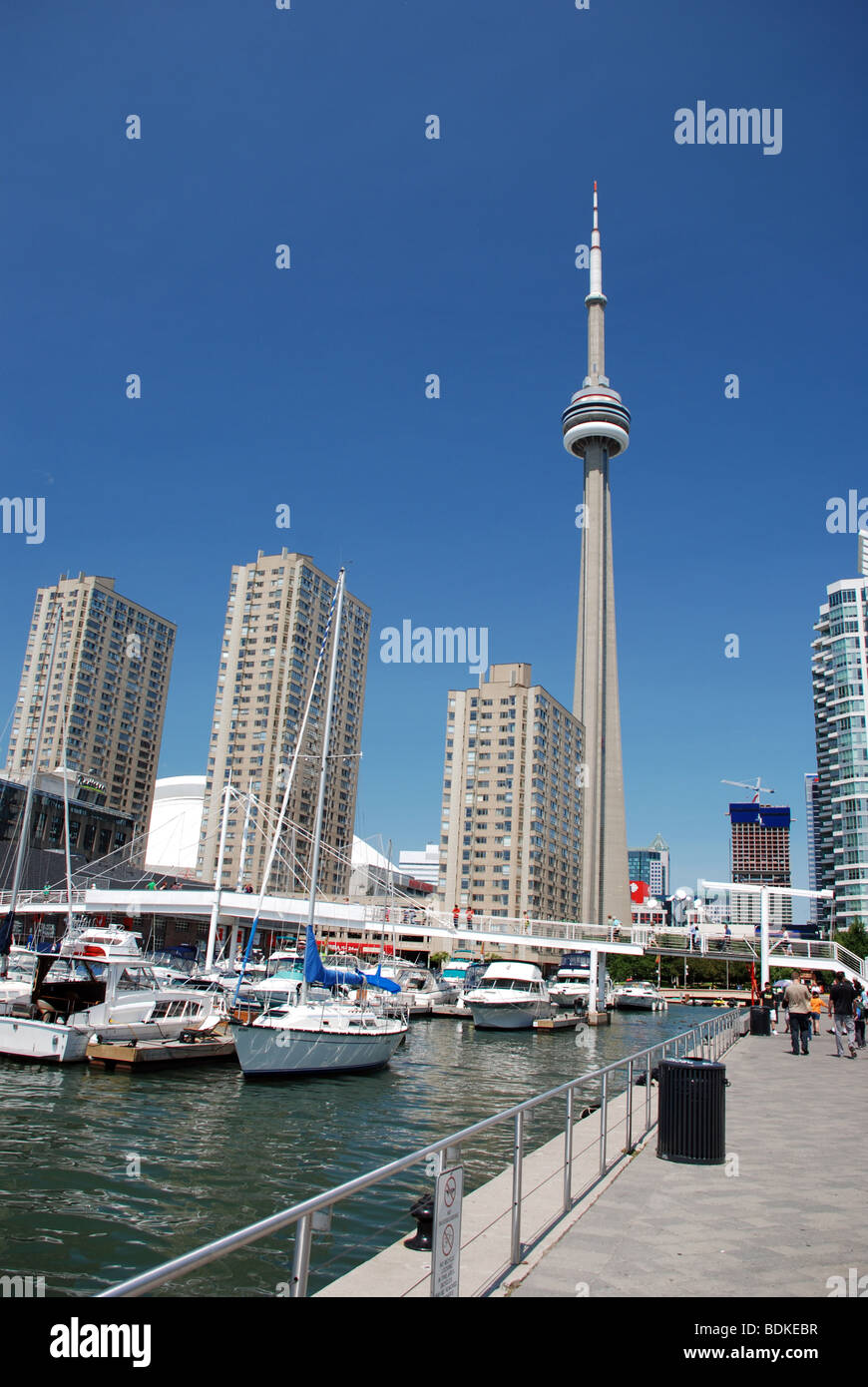 Skyline und Harbourfront, Toronto, Ontario, Kanada Stockfoto