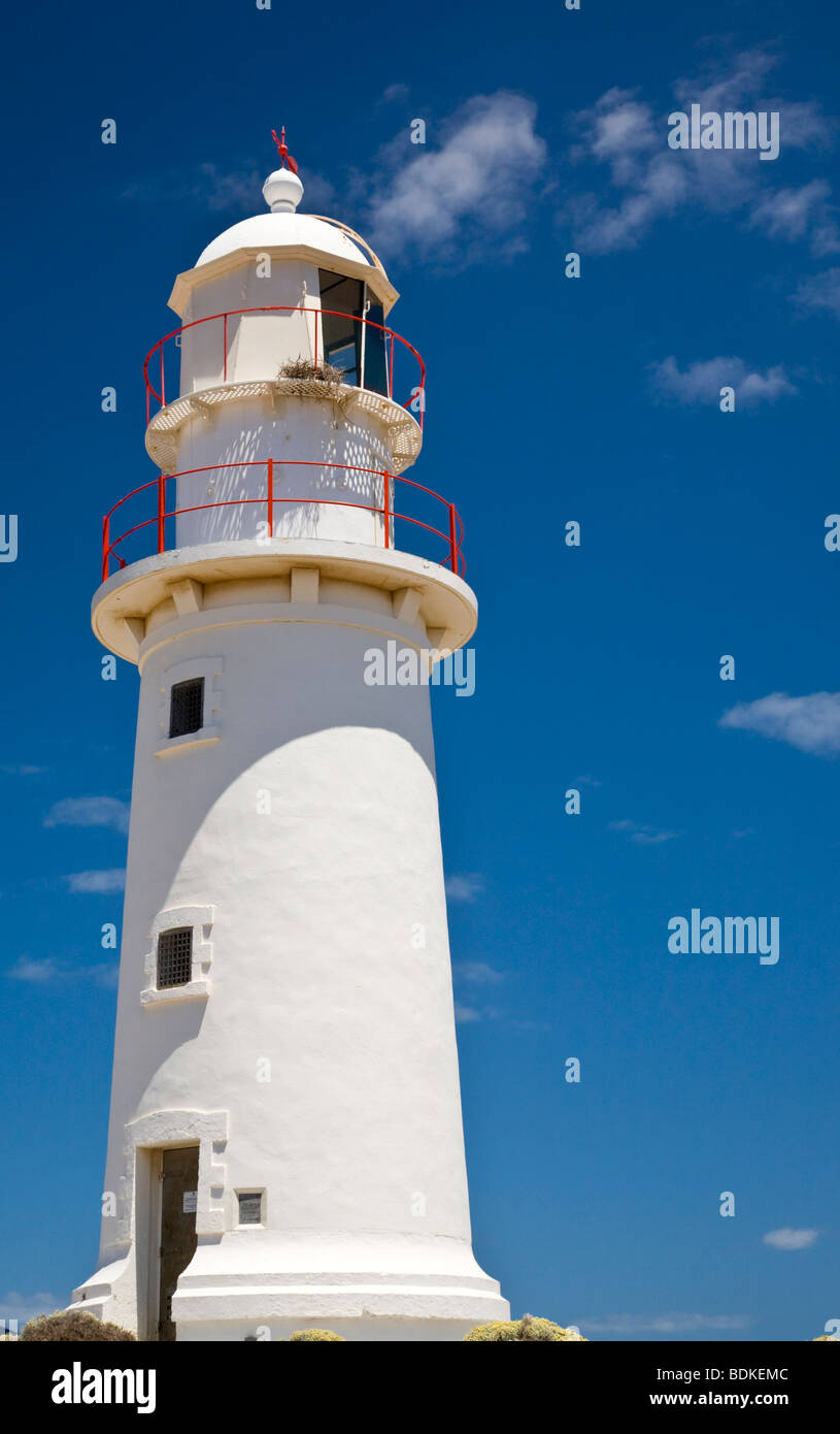 Kitschig Point Lighthouse Yorke Peninsula, South Australia Stockfoto