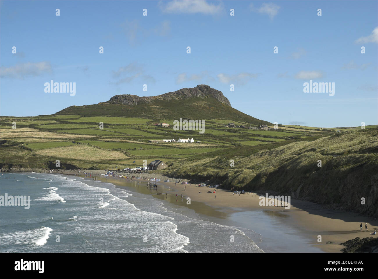 Whitesands Bay, St Davids, Pembrokeshire, Wales, Vereinigtes Königreich. Stockfoto