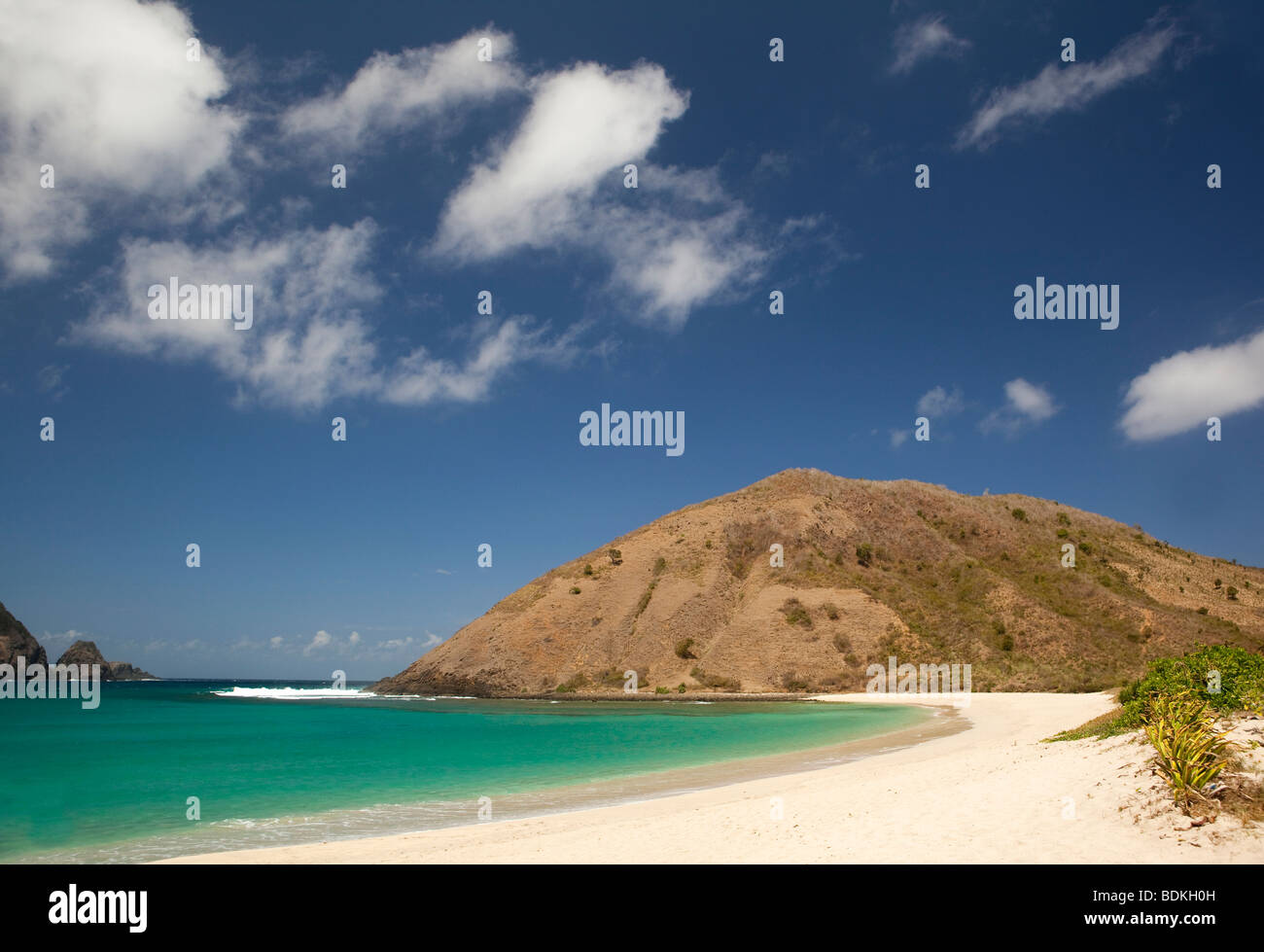 Indonesien, Lombok, South Coast, Mawun, Strand Stockfoto