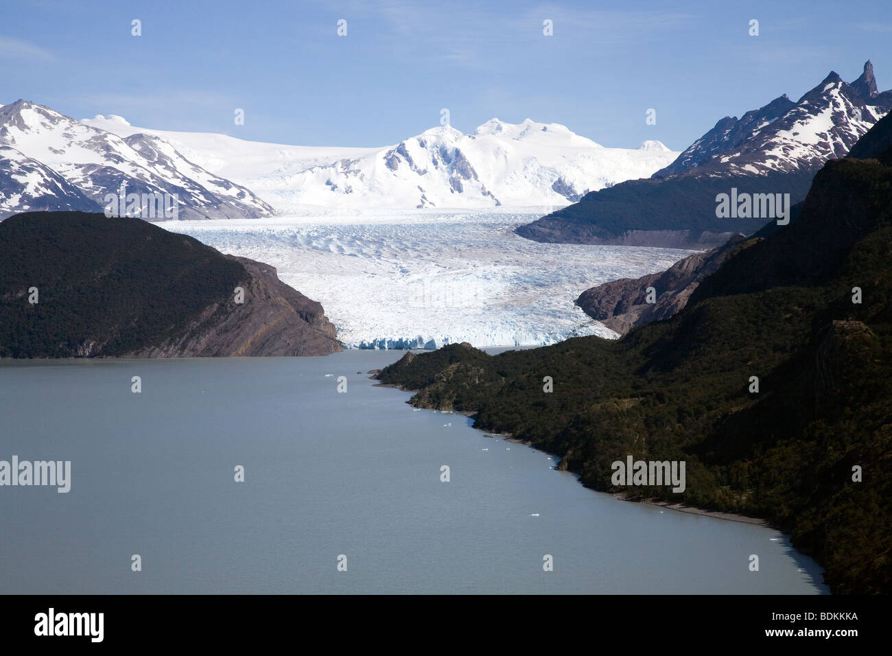 Der Grey Gletscher, Lago Grey, Torres del Paine, Chile Stockfoto