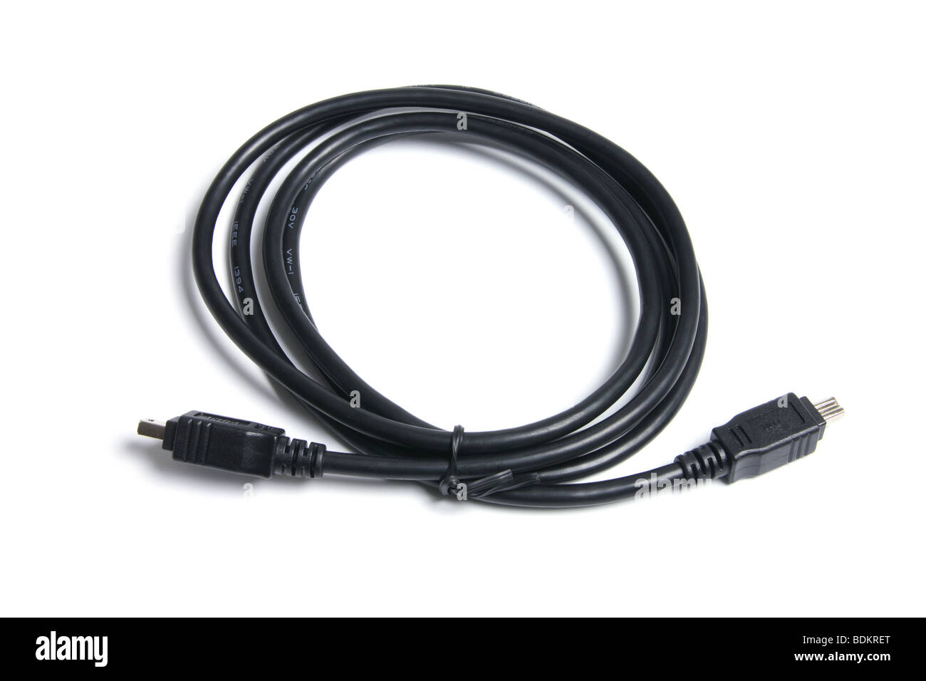 FireWire-Kabel Stockfoto