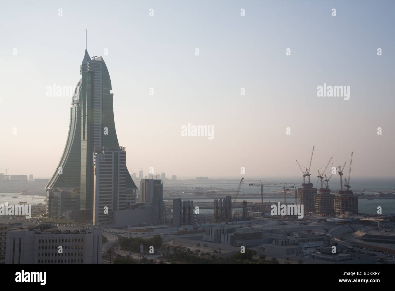 Bahrain-Finanzplatz-Manama Stockfoto