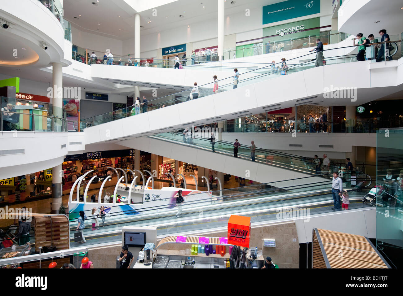 Dundrum Shopping Centre in Dublin, Irland Stockfoto