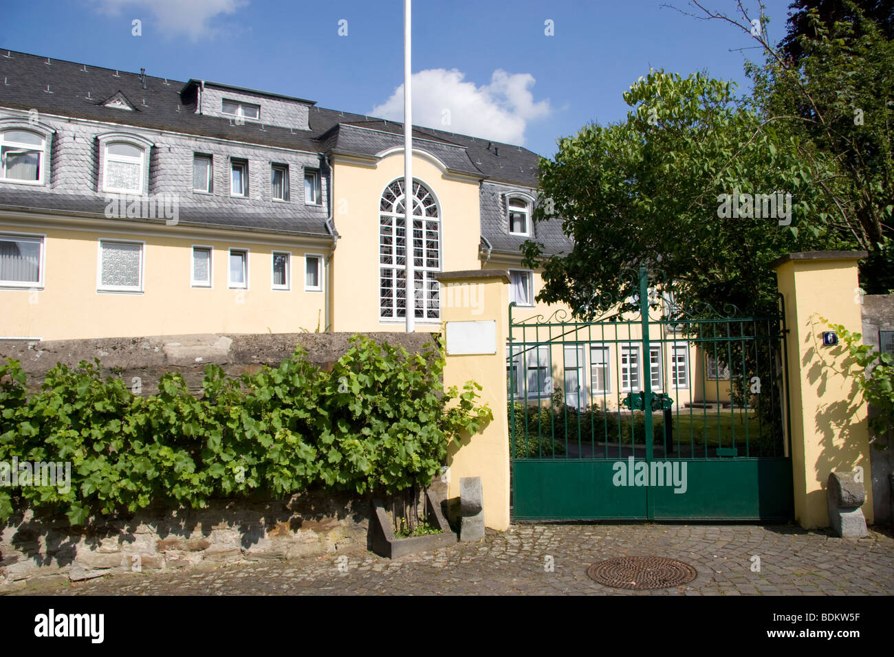 Paxheim House, Rheinpromenade, Unkel, Deutschland Stockfoto