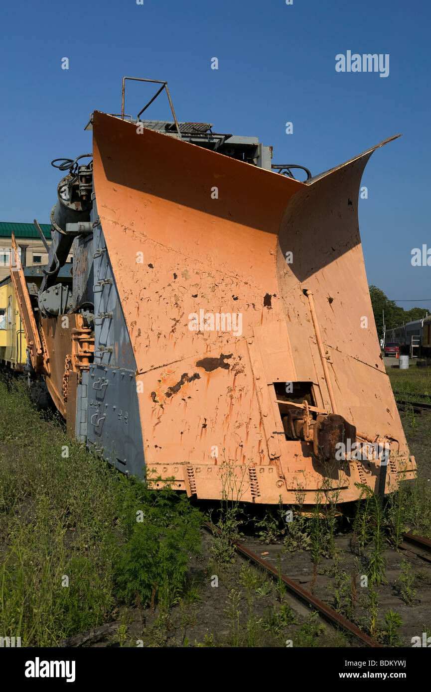 Riverhead, New York, Eisenbahnmuseum Stockfoto