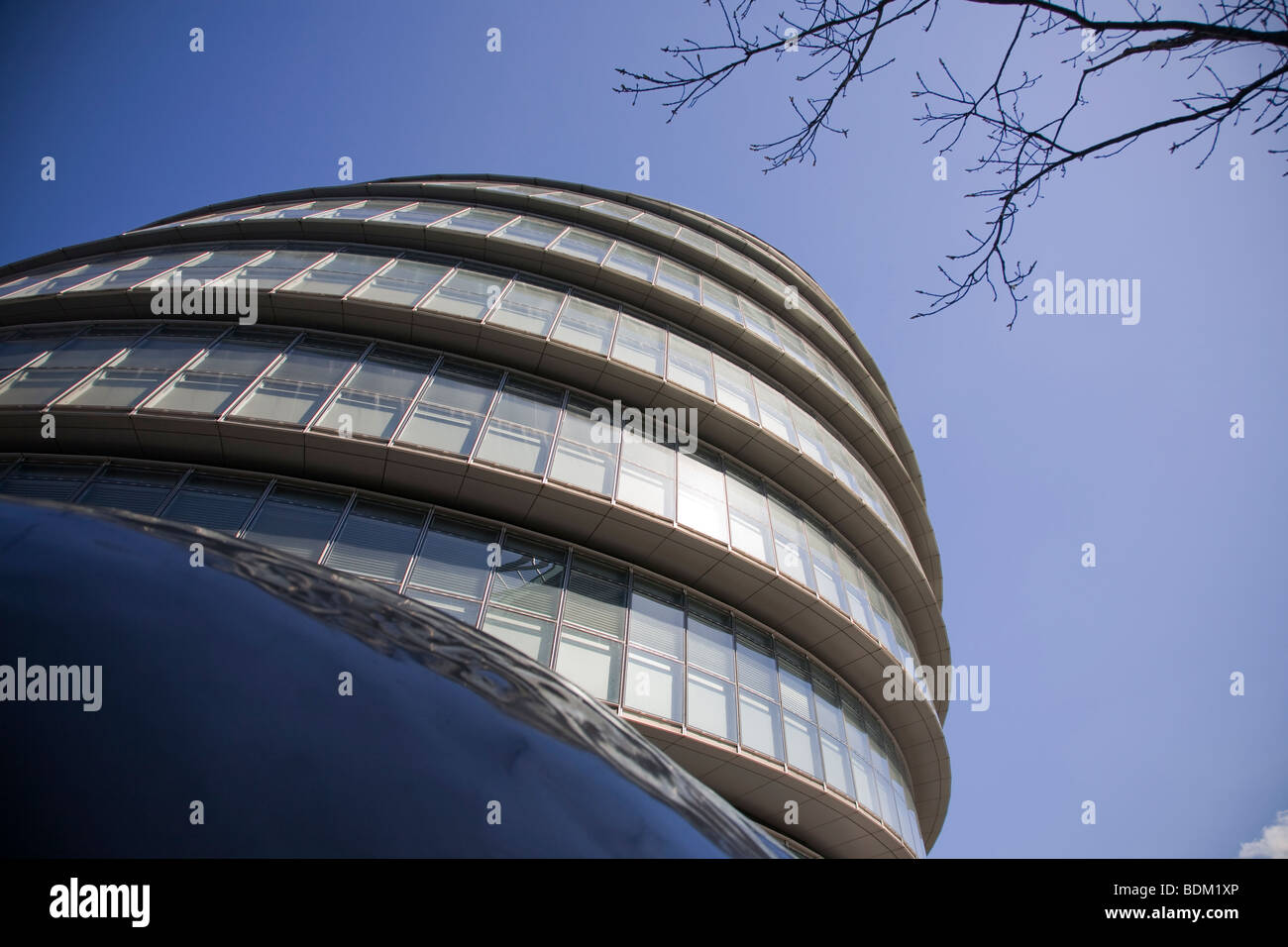 Blick auf die Stadt Halle Gebäude in London Stockfoto