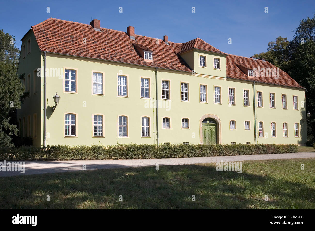 Gruenes Haus, Neuer Garten, Potsdam, Brandenburg, Deutschland Stockfoto