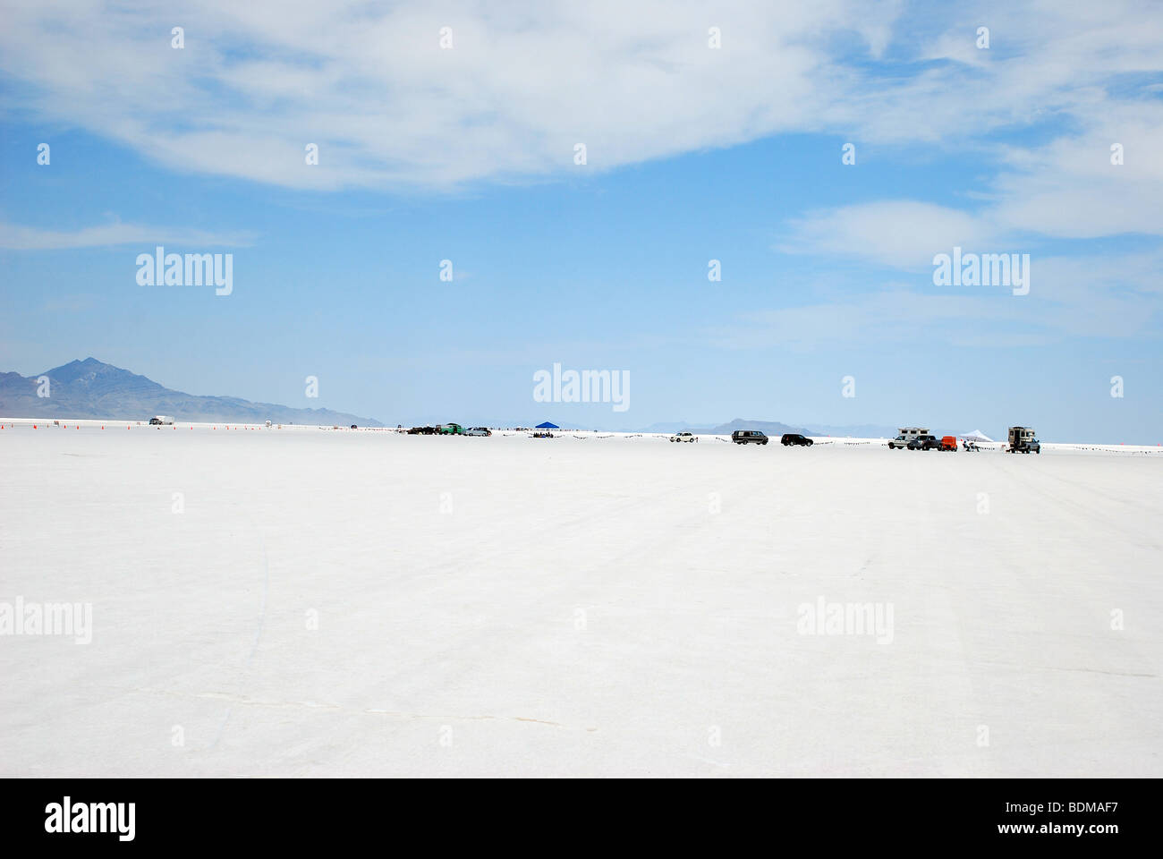 Bonneville Salt Flats, Utah, USA Stockfoto