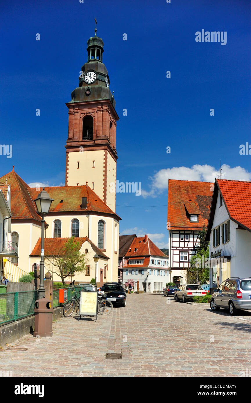 Katholische Kirche, Haslach, Schwarzwald, Baden-Württemberg, Deutschland, Europa Stockfoto