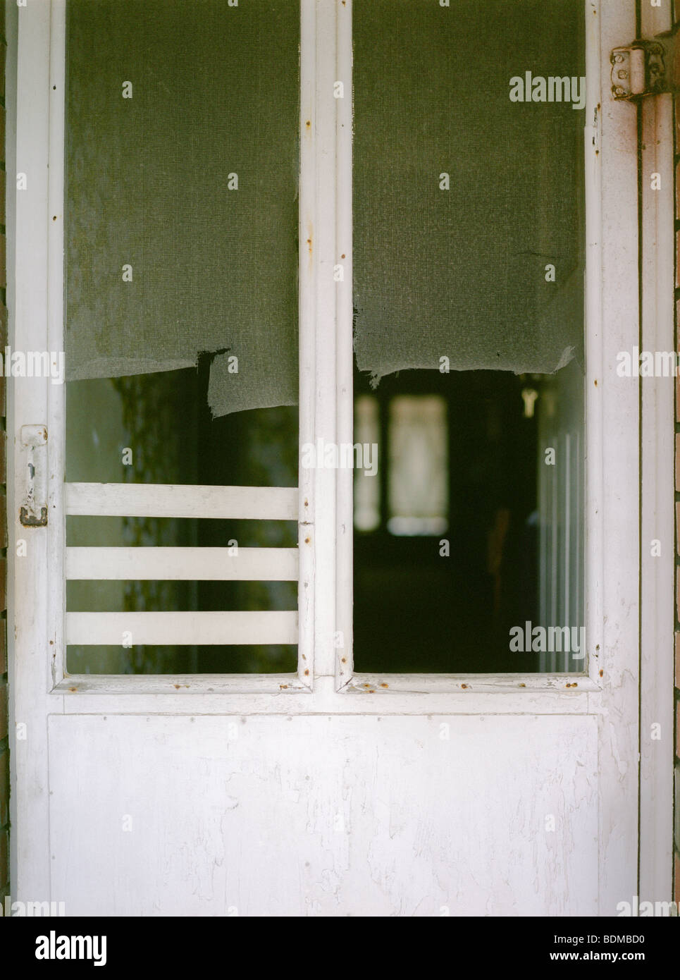 Alten Fliegengitter Stockfoto