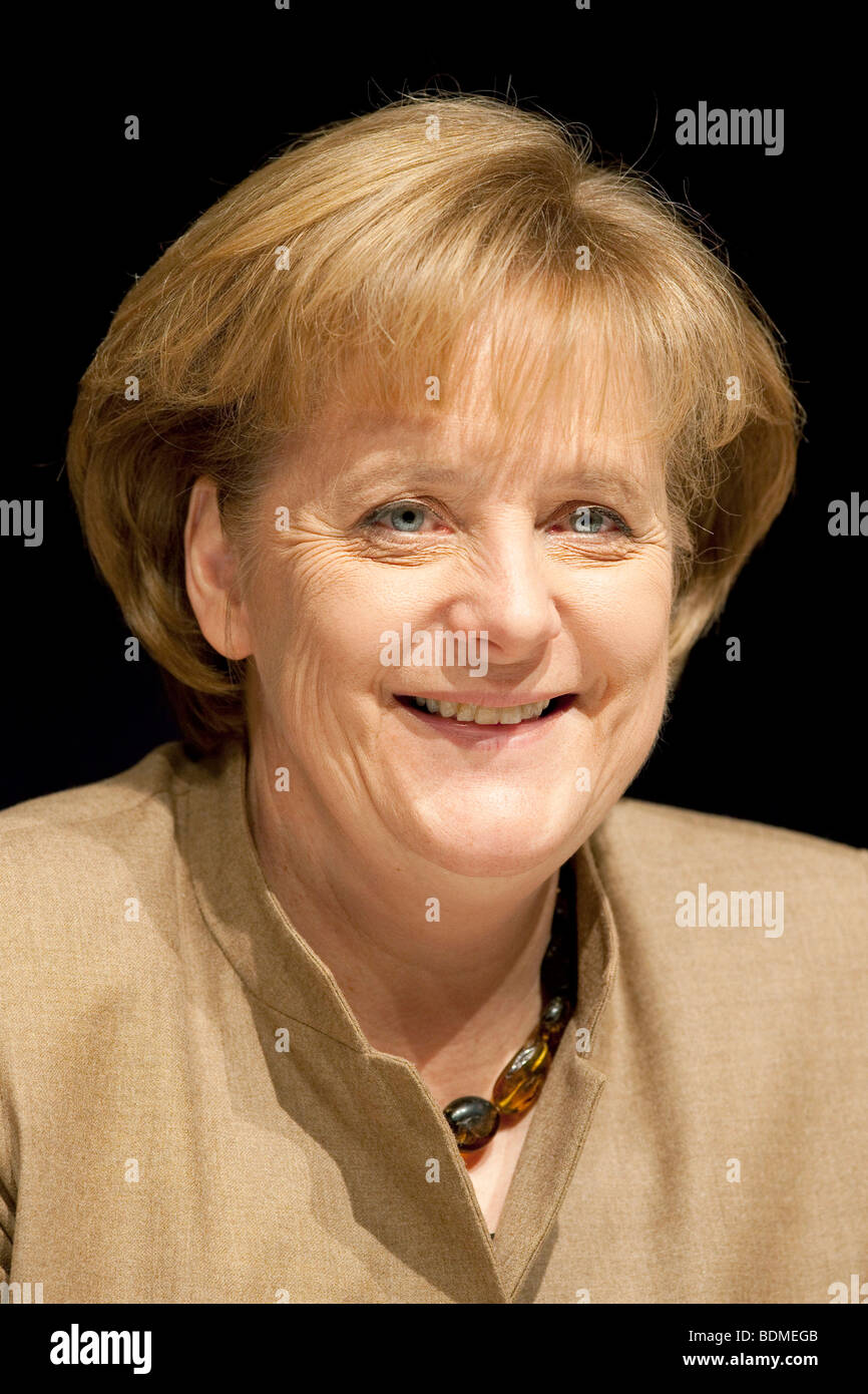 Angela Merkel, CDU Christlich Demokratische Union, Bundeskanzler und CDU-Vorsitzende Stockfoto