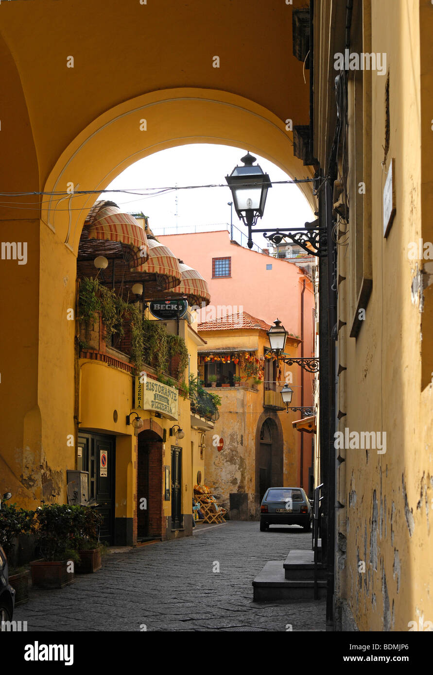 In Sorrento Stadt Bogen Stockfoto