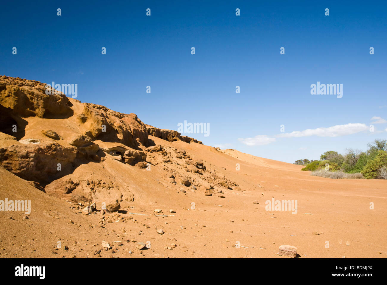 Bergematerial auf Richmans Konzentration Moonta, Yorke Peninsula, Pflanze, Südaustralien Stockfoto