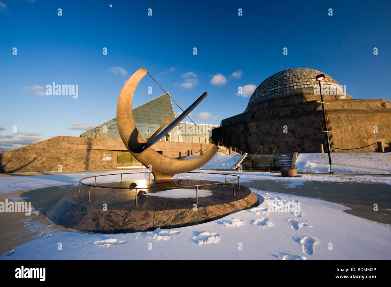 Nachmittag von Adler-Planetarium Stockfoto
