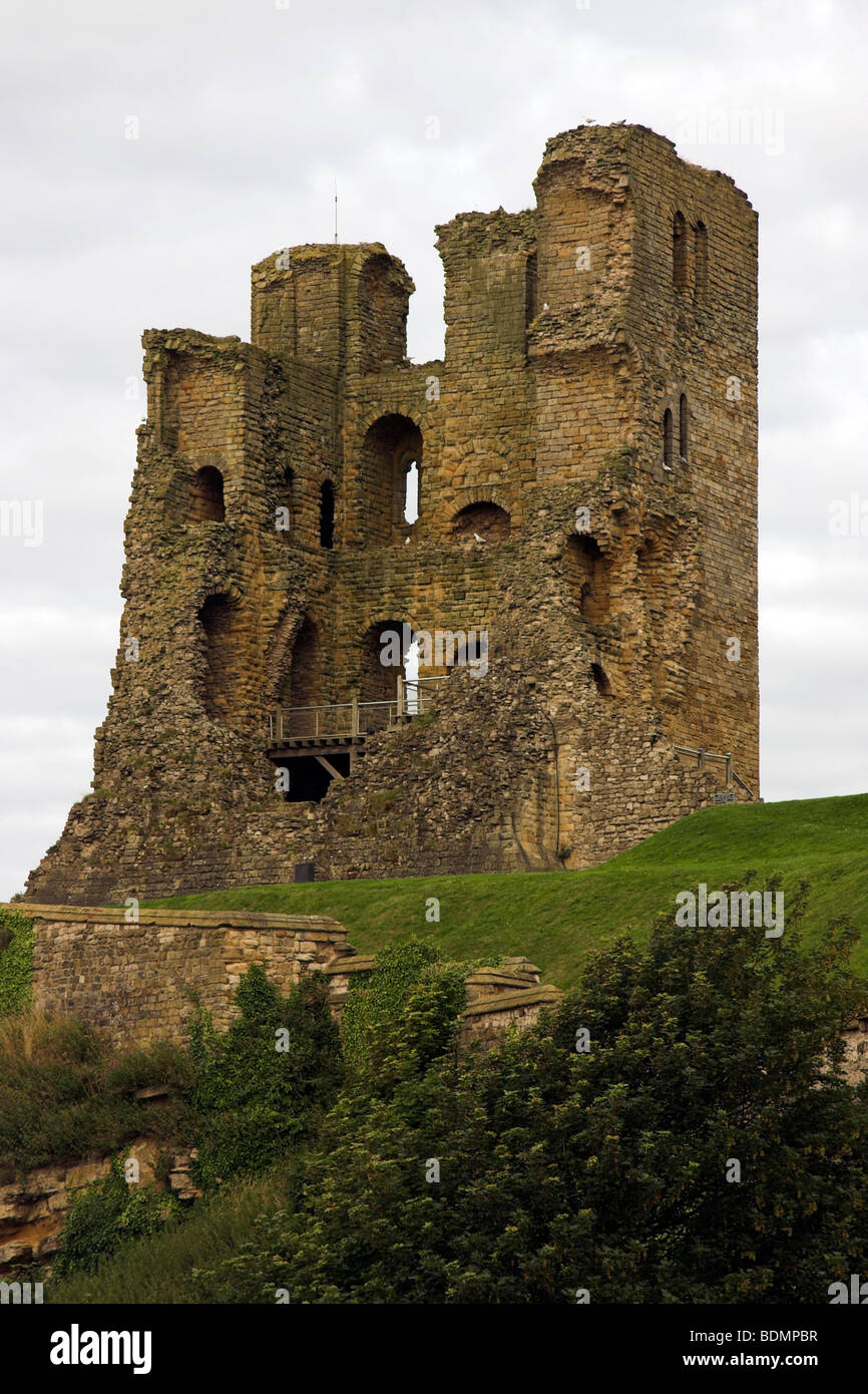 Scarborough Castle ruins, North Yorkshire, England, UK Stockfoto