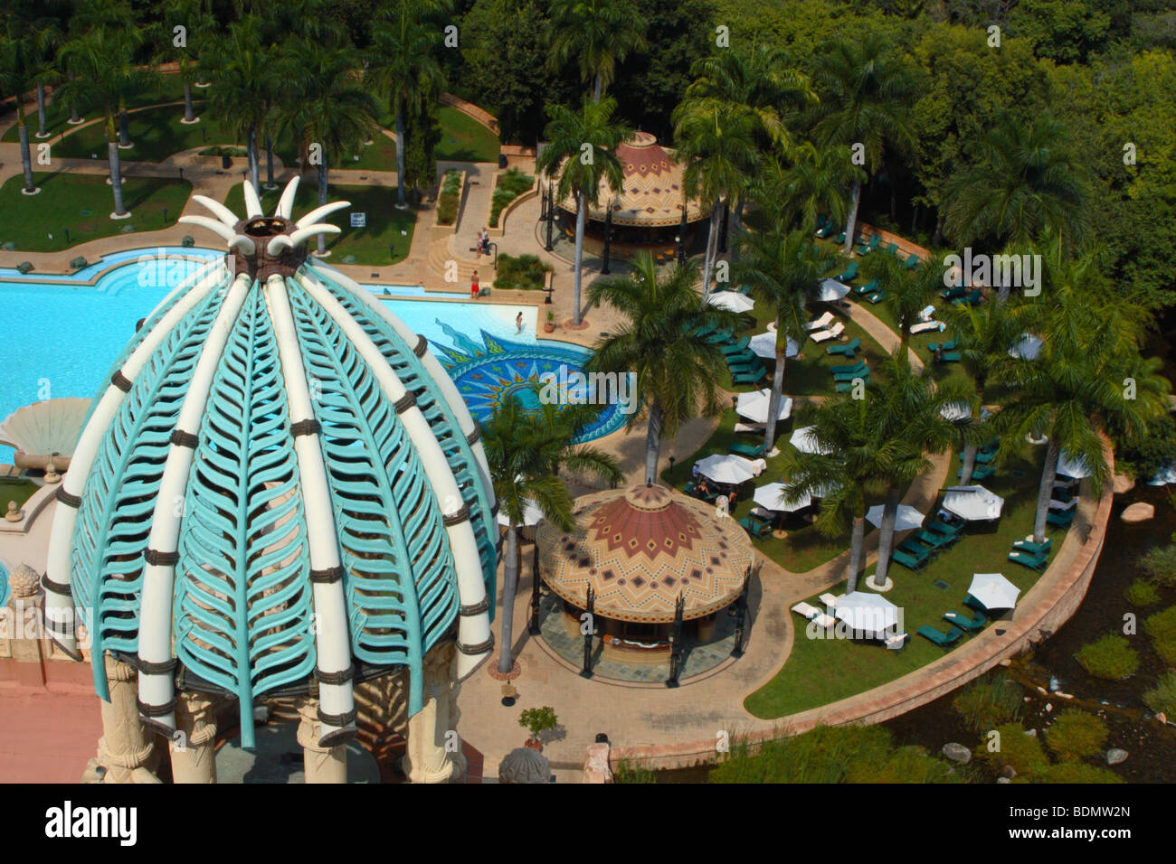 Der Palace of the Lost City in Sun City, Nordwest-Provinz, Südafrika Stockfoto