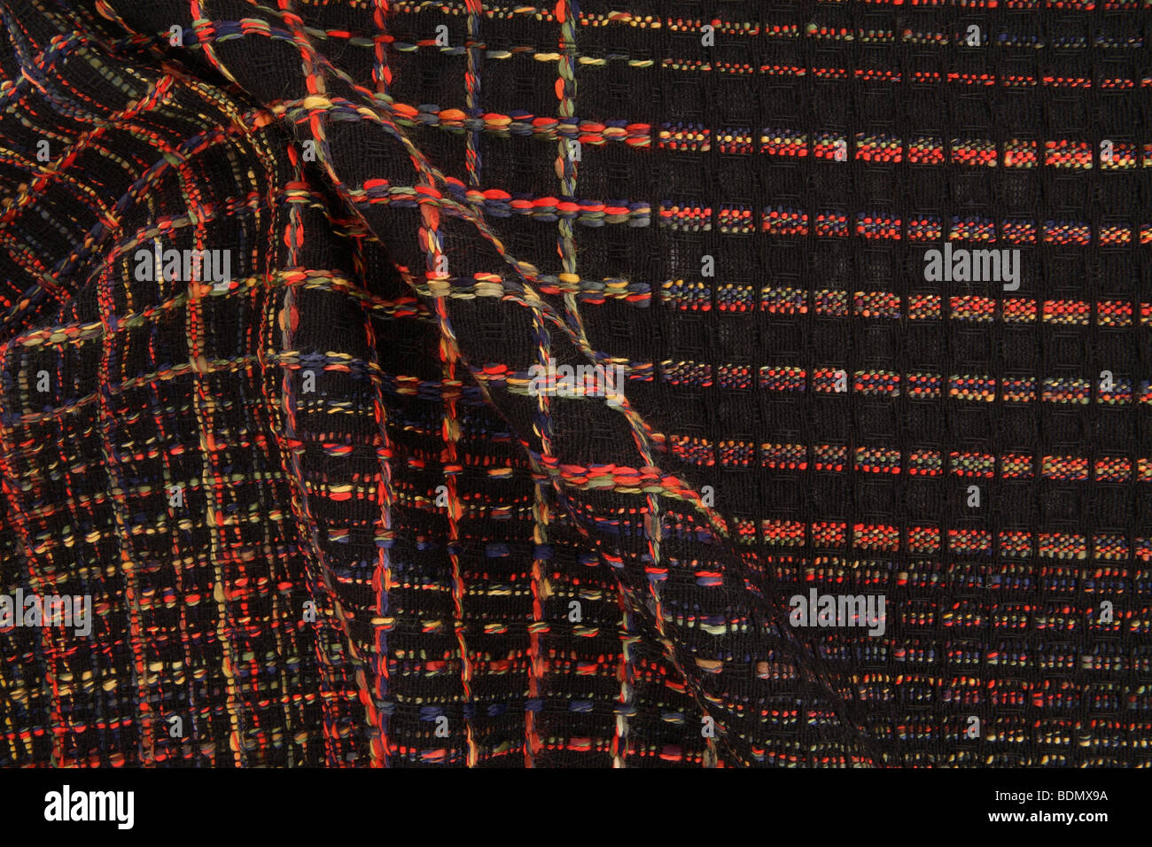 gestreifter Stoff Stockfoto