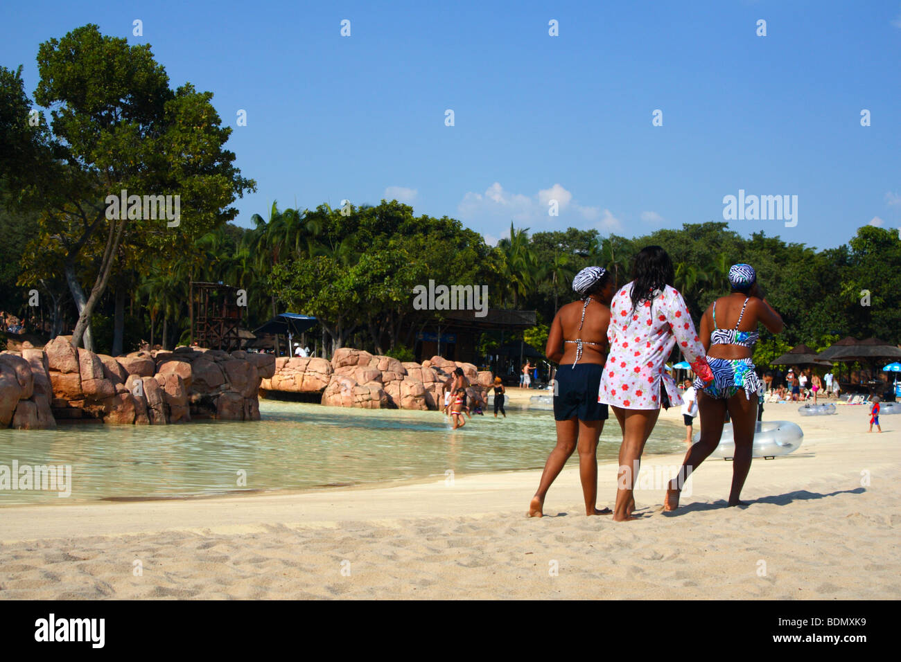 Tal der Wellen, Sun City, Nordwest-Provinz, Südafrika Stockfoto