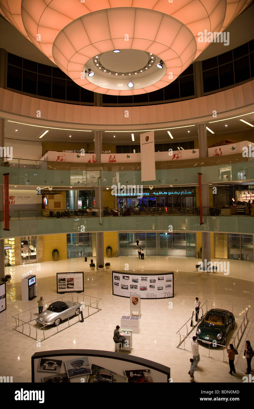 Dubai Mall Detail Nahost Emirate Stockfoto