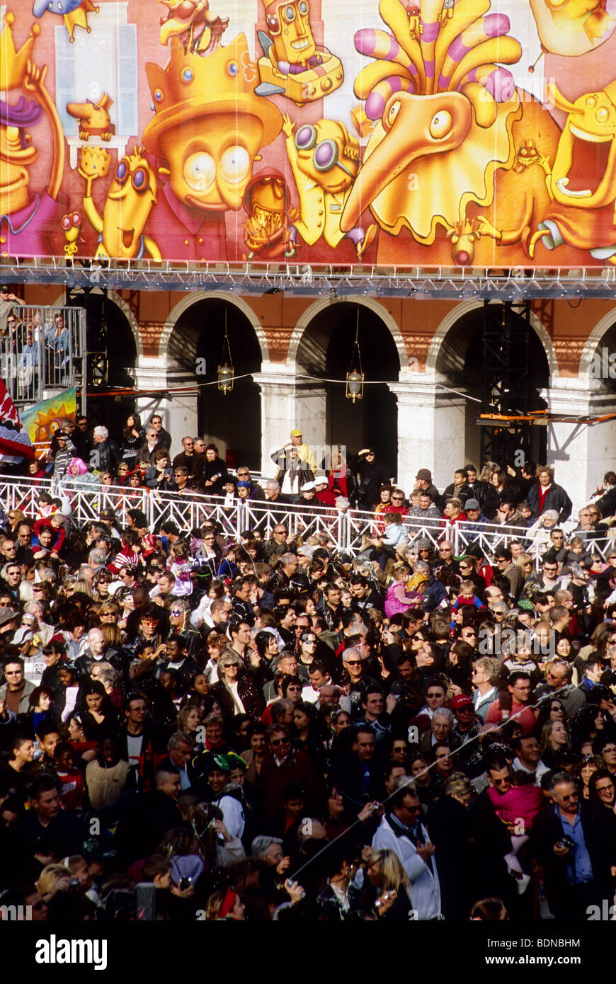 Der traditionelle Karneval von Nizza Stockfoto