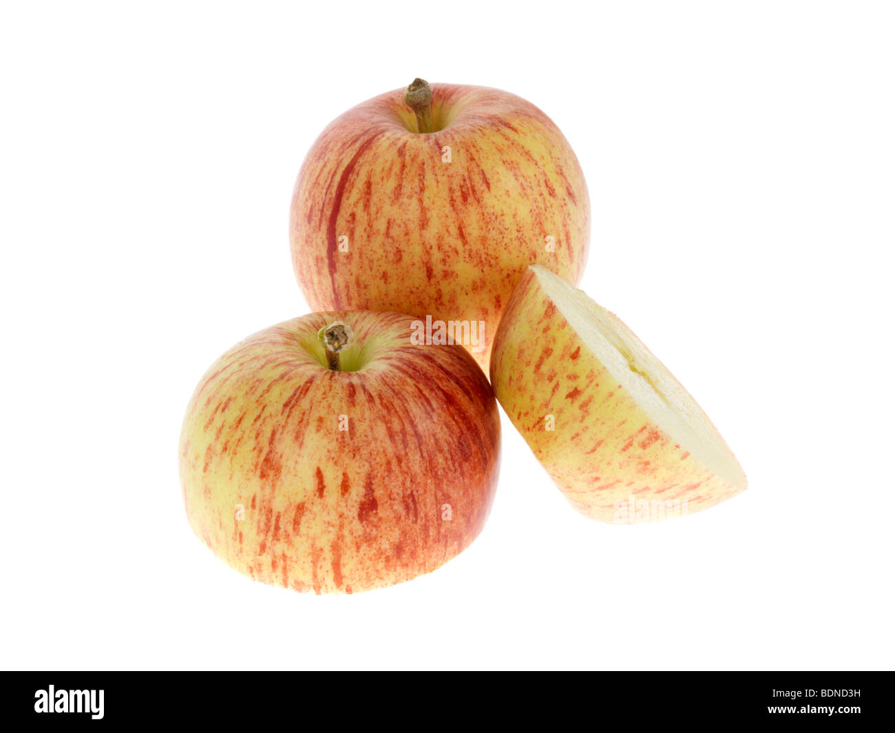 Rote Äpfel Stockfoto