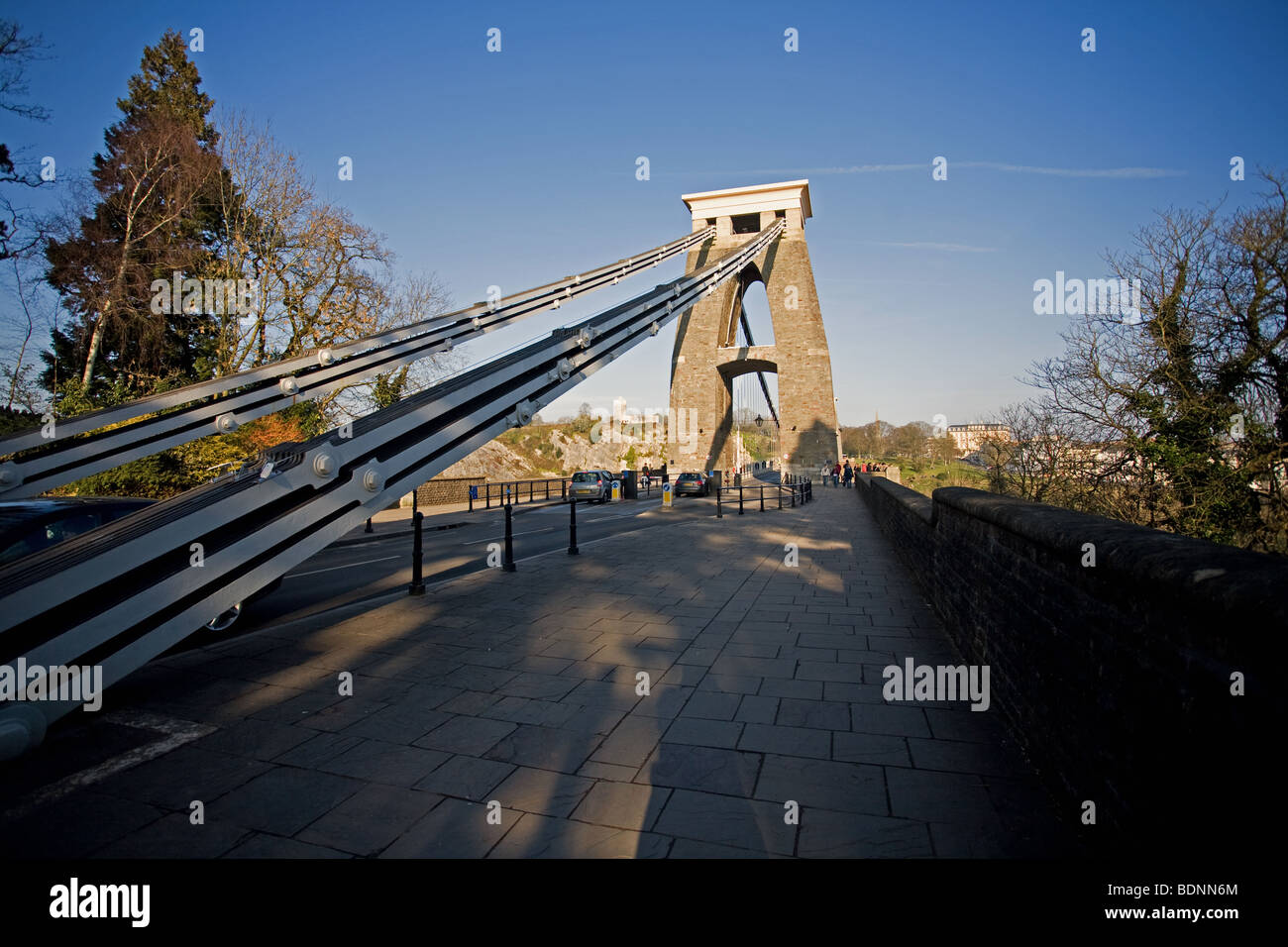 Clifton Suspension Bridge, Stockfoto