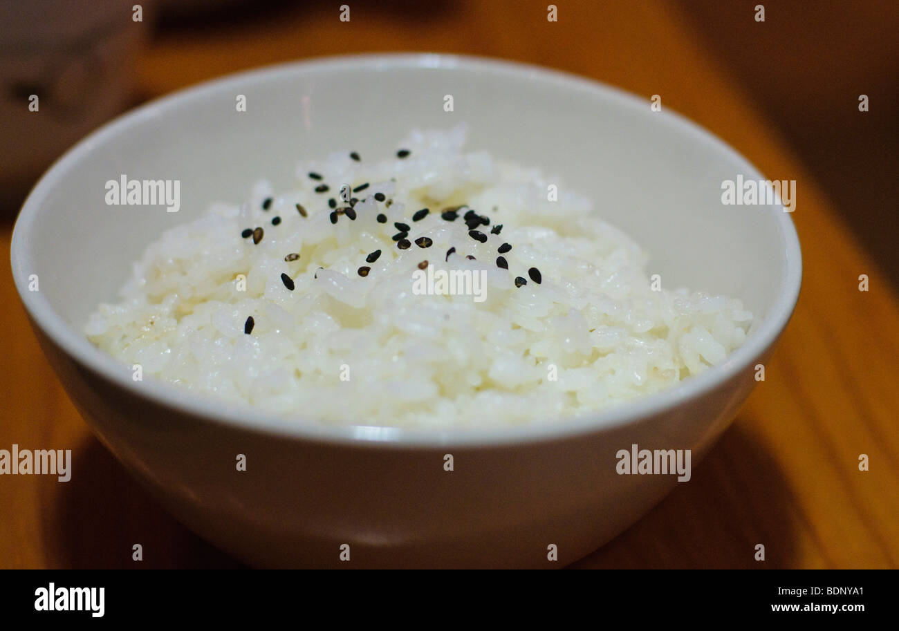 Japanischer Reis Stockfoto