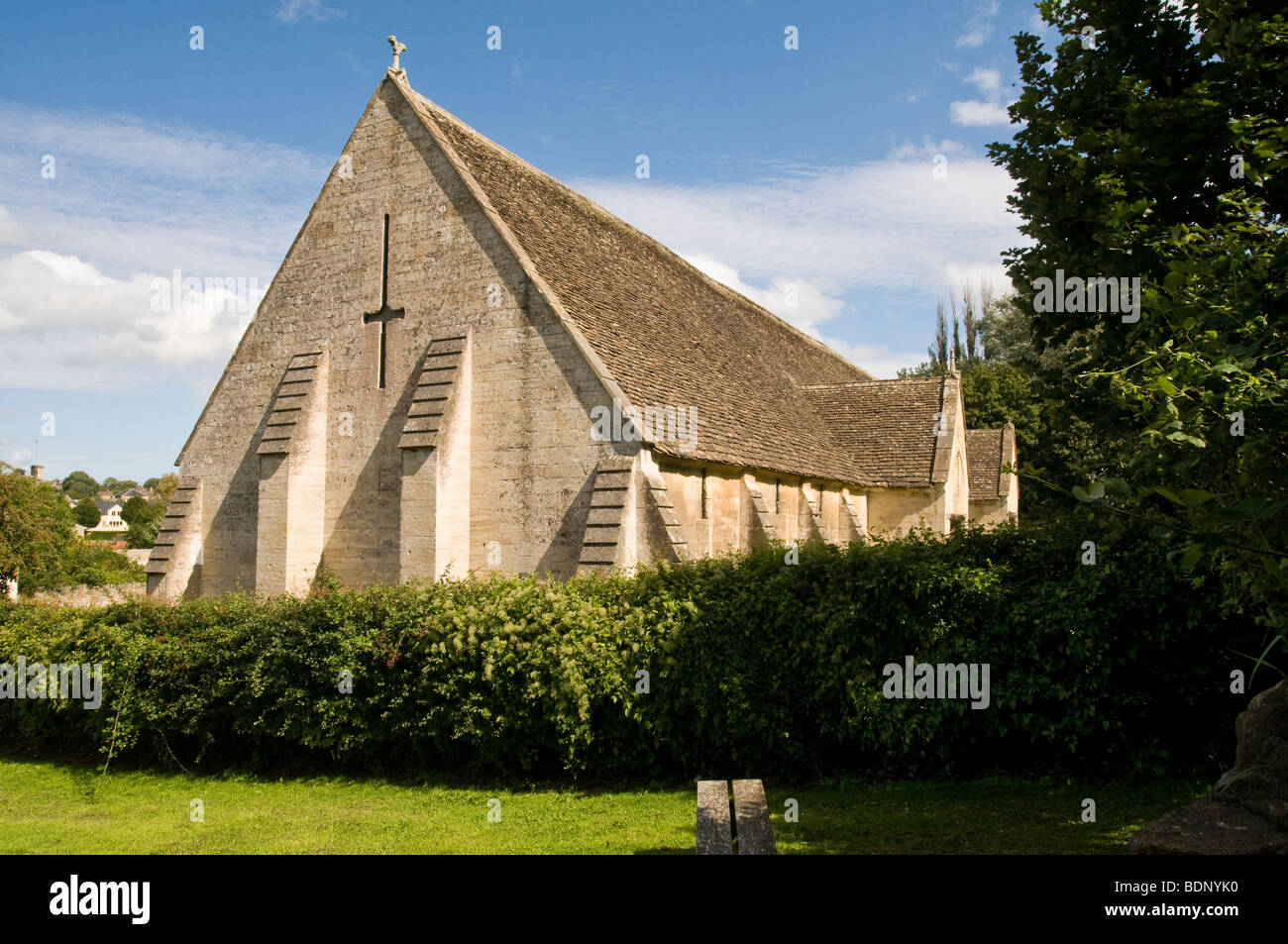 Die alte Zehntscheune in Barton Farm Country Park in Bradford on Avon Wiltshire Stockfoto