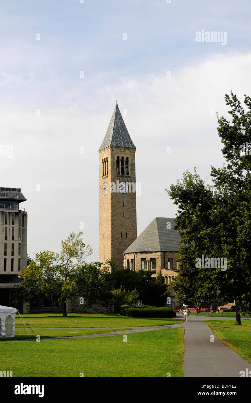 Cornell Universität, McGraw-Turm. Stockfoto