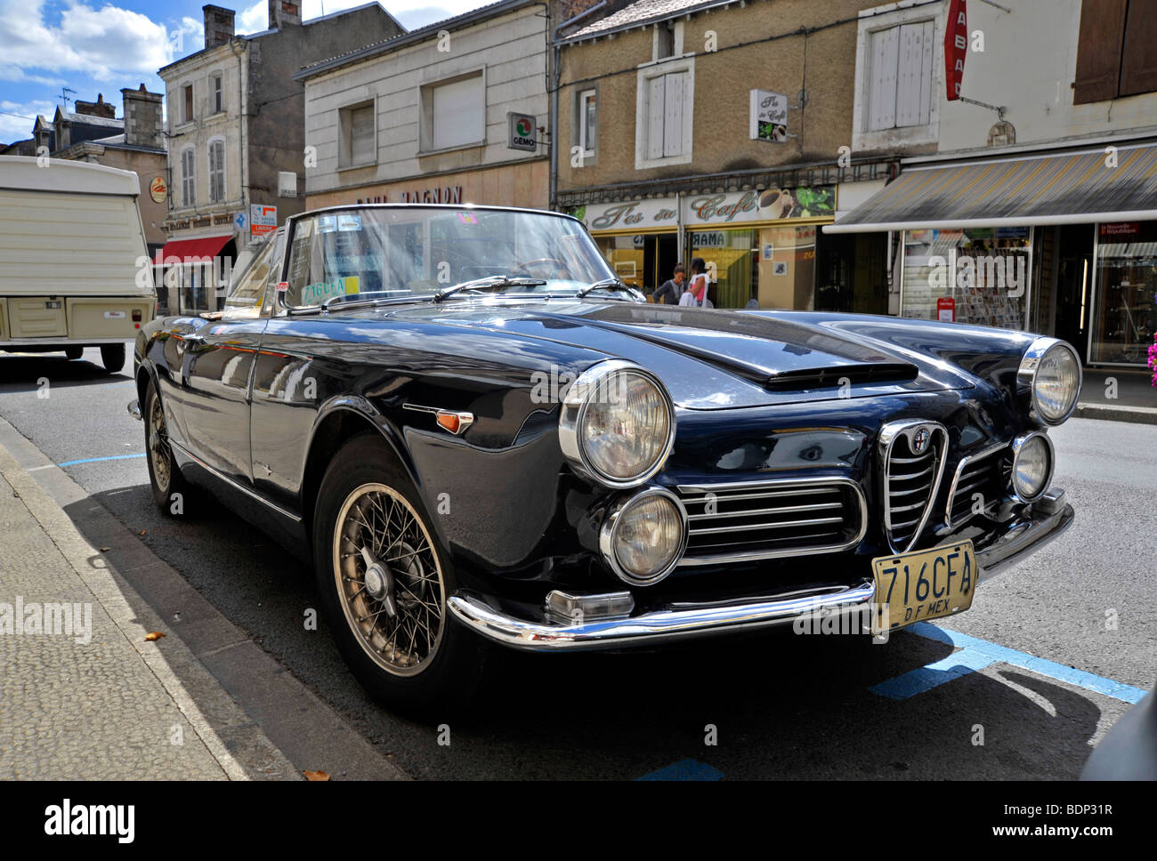 Klassische italienische Sportwagen Automobil Stockfoto