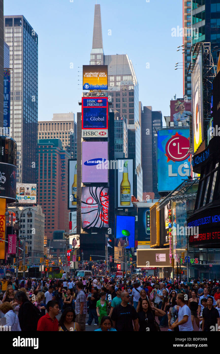 Times Square in New York City Stockfoto