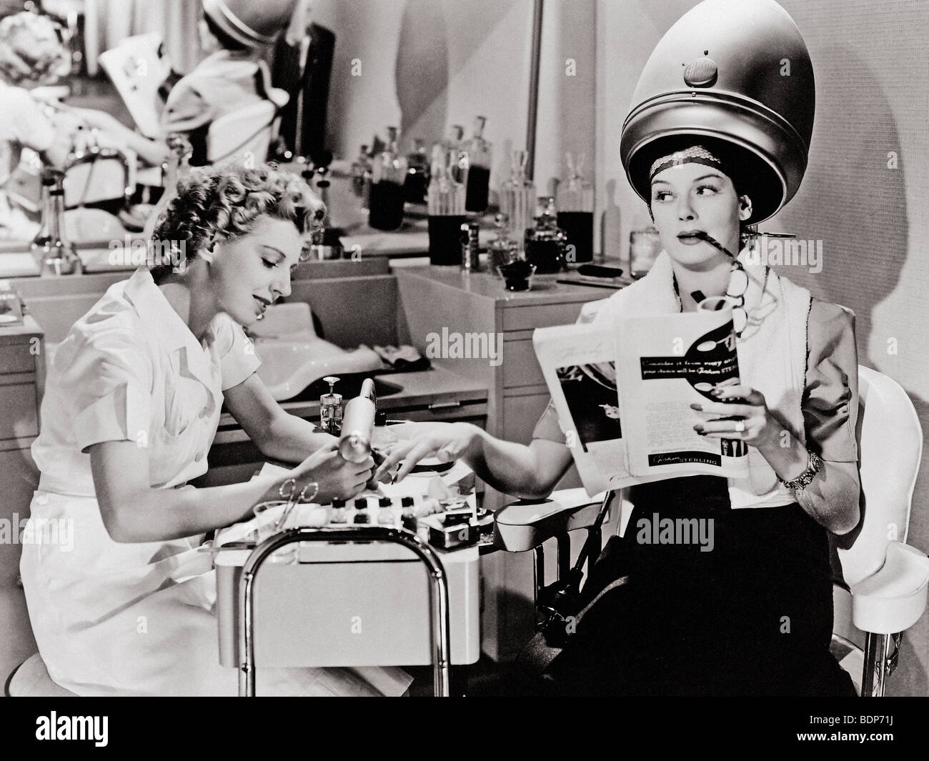 DIE Frauen - 1939 MGM Film mit Norma Shearer auf der rechten Seite Stockfoto
