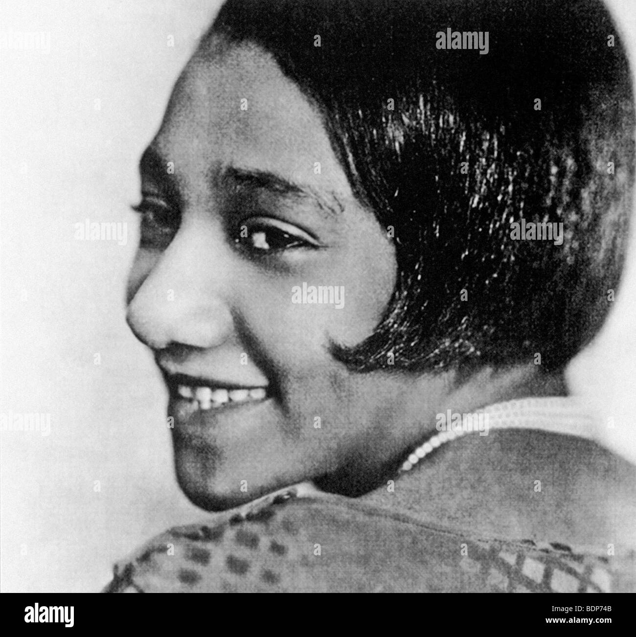 ALBERTA HUNTER - U.S. Blues-Sängerin (1895-1984). Stockfoto