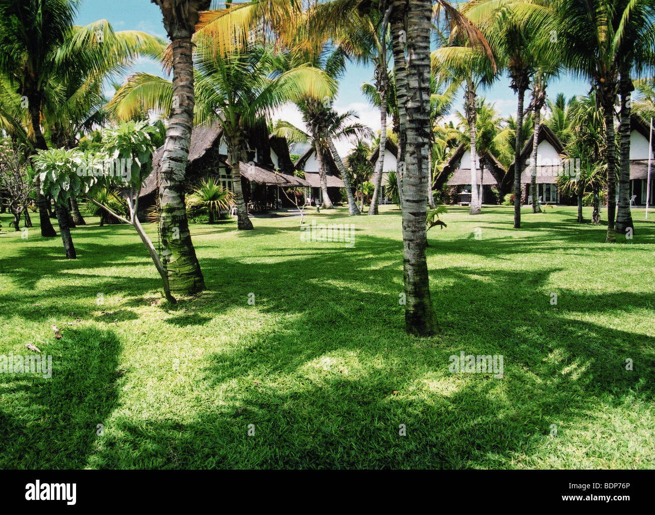 Hotelanlage in Mauritius Stockfoto