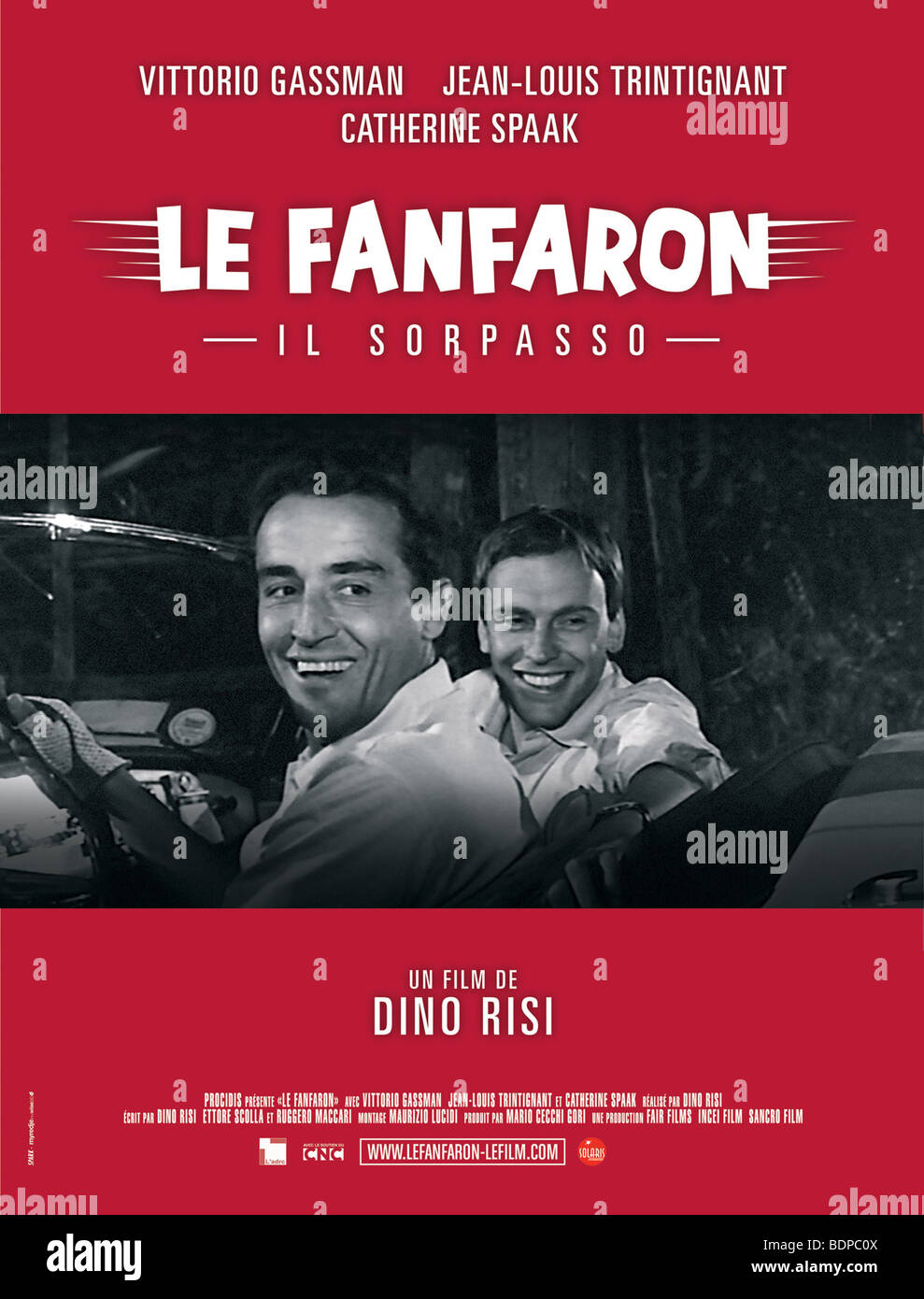 Il Sorpasso Baujahr: 1962 Regie: Dino Risi Vittorio Gassman, Jean-Louis Trintignant Filmplakat Stockfoto