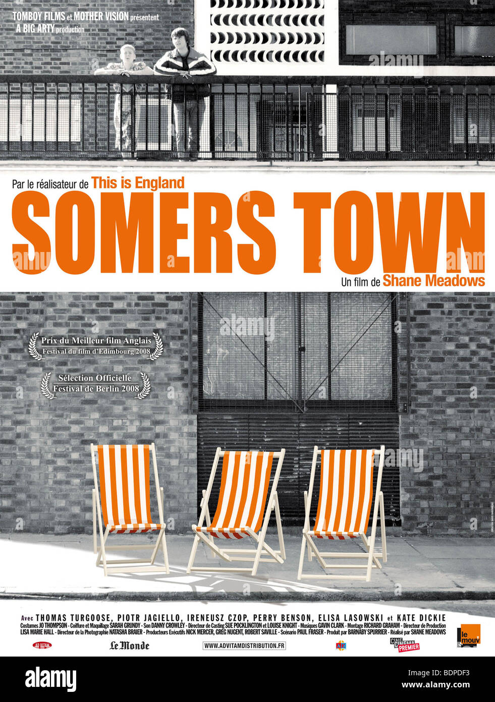 Somers Town Jahr: 2008 Regie: Shane Meadows Filmplakat (Fr) Stockfoto