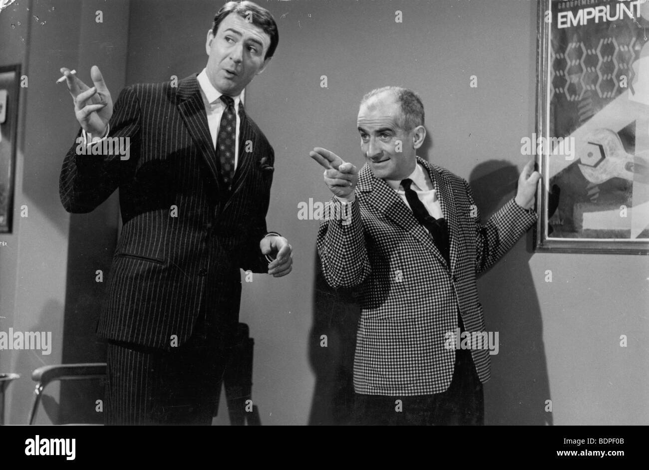 Faites Sauter la Banque! Baujahr: 1963-Regie: Jean Girault Louis De Funès, Jean-Pierre Marielle Stockfoto