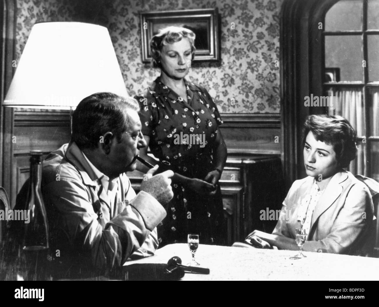 Maigret neigen un Piège Jahr: 1958-Regie: Jean Delannoy Annie Girardot, Jean Gabin Stockfoto