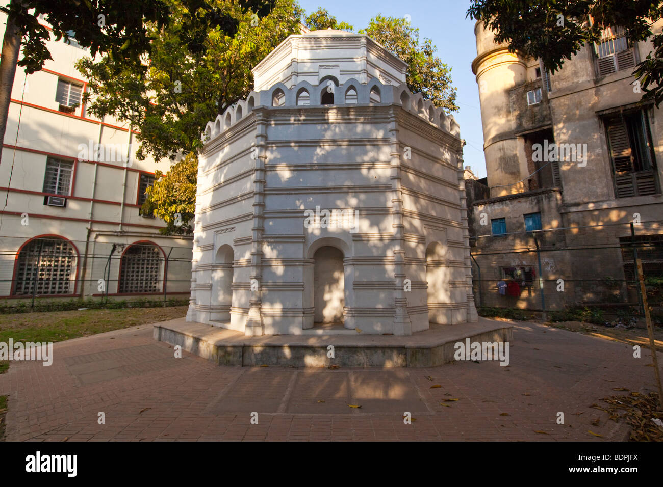 Memorial hinter St Johns Kirche in Kalkutta Indien Stockfoto