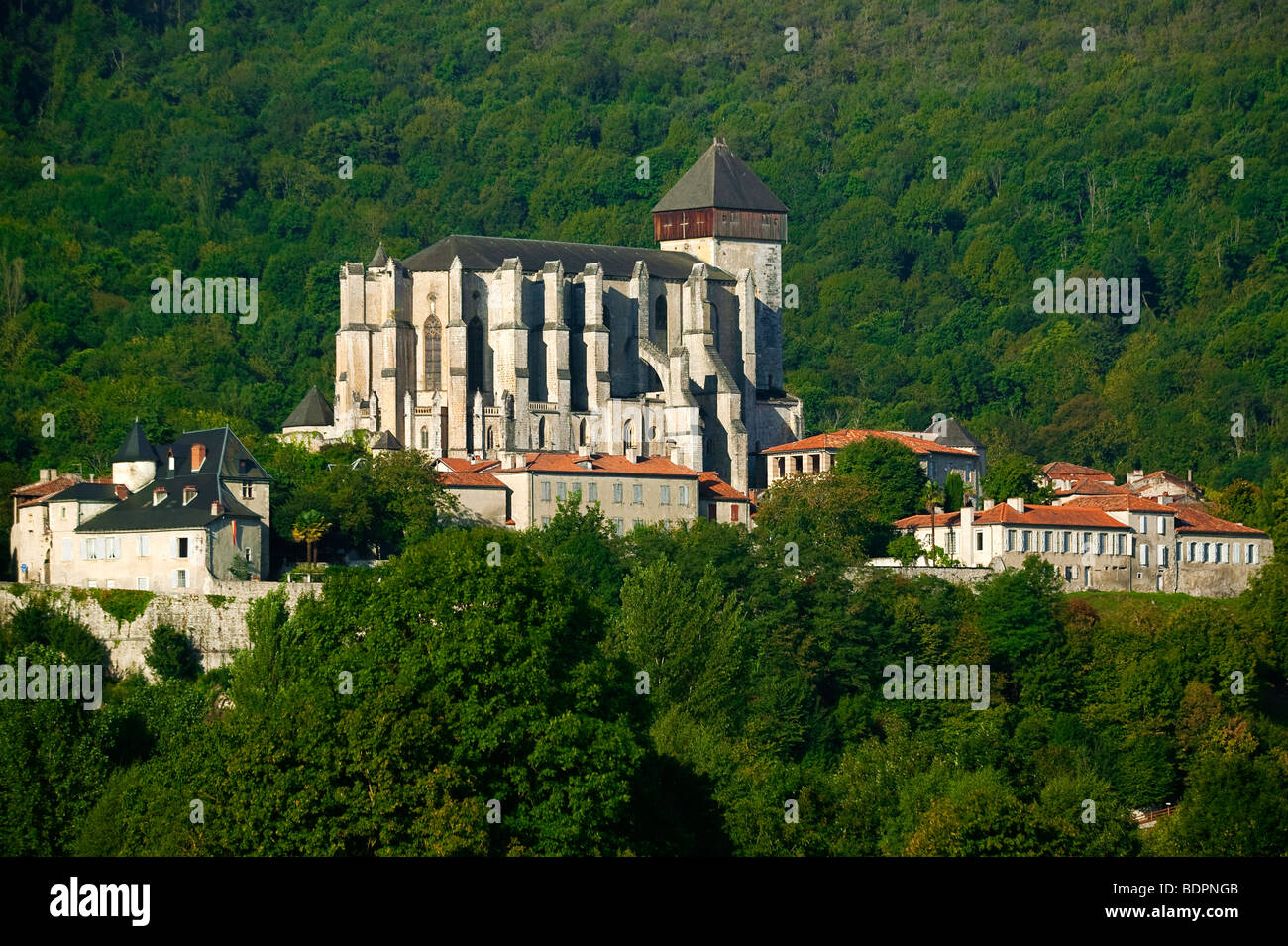 SAINT BERTRAND DE COMMINGES, HAUTE GARONNE, FRANKREICH Stockfoto