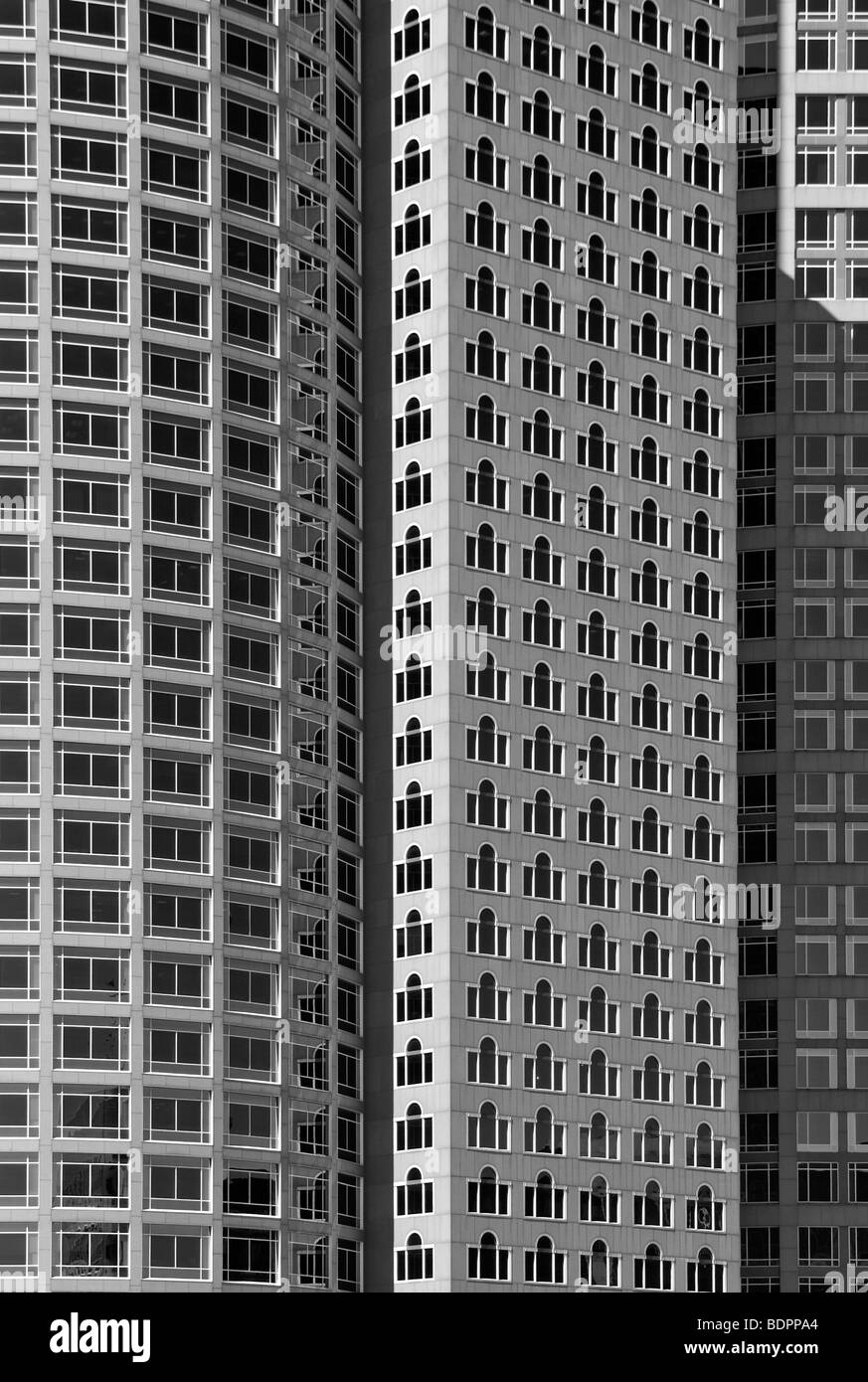 Apartment-Hochhäuser Stockfoto