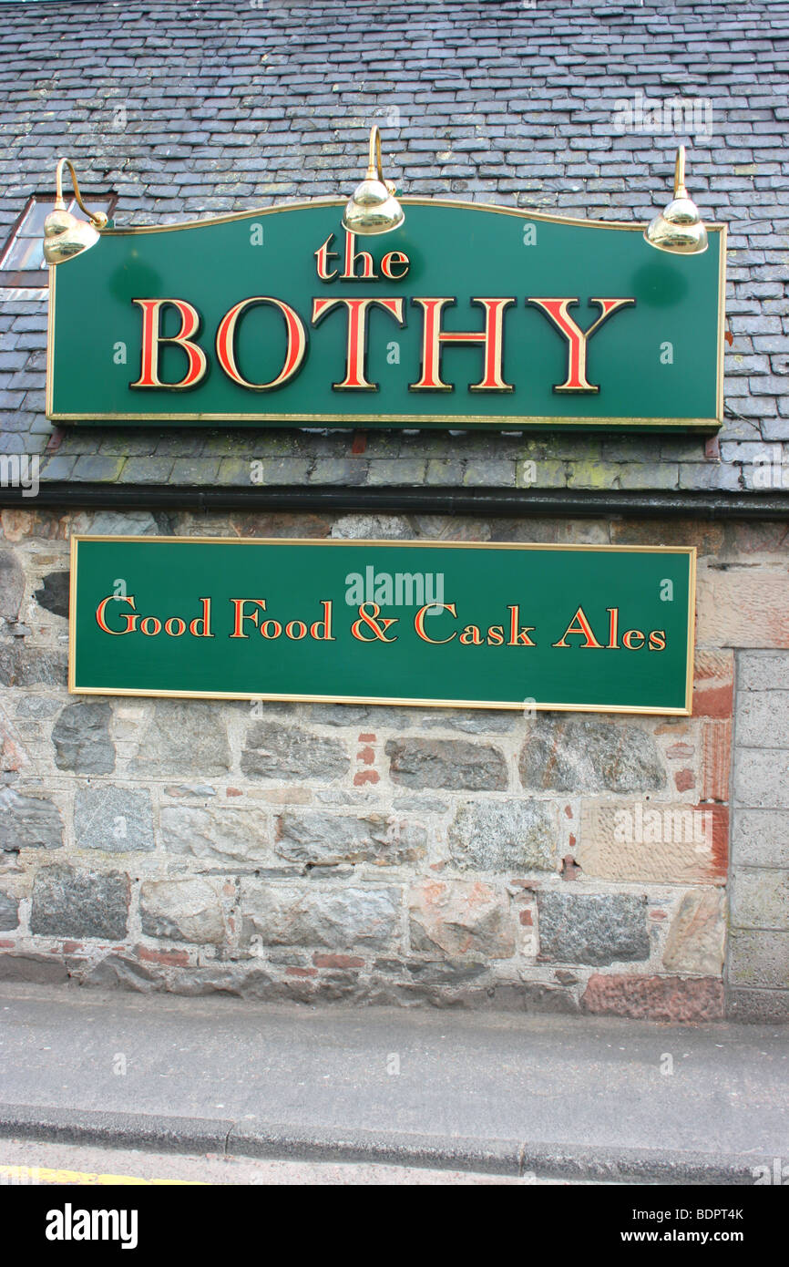 "Die Schutzhütte" Pub und Restaurant, Fort Augustus, Schottisches Hochland Stockfoto
